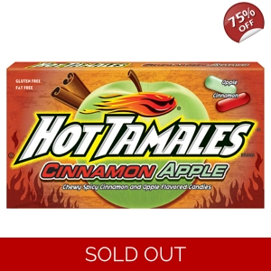 Cinnamon Apple Hot Tamales Theater Box 142g | American Chewy Candies